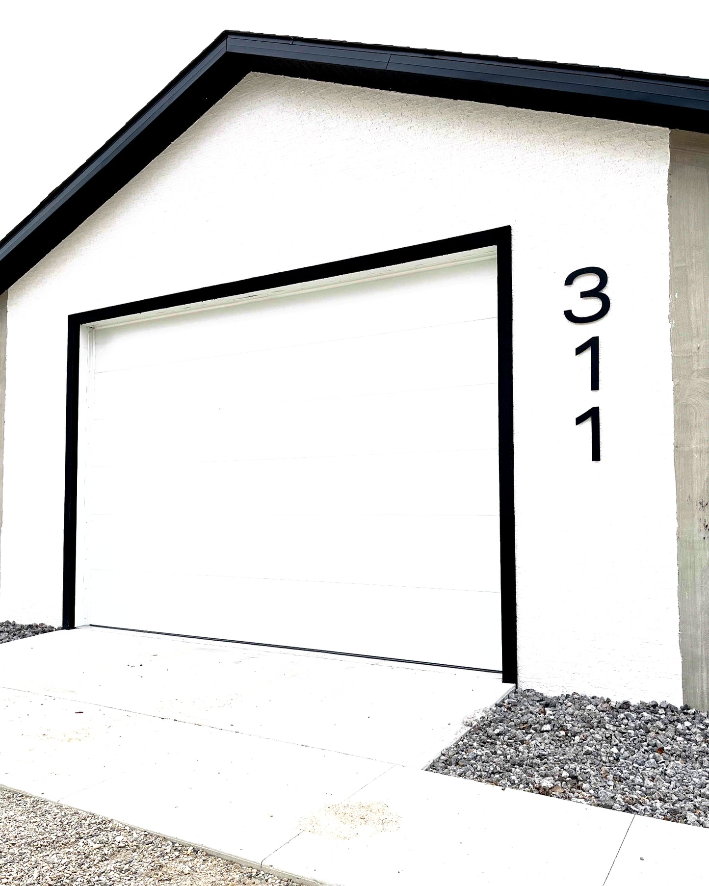 Single Digit Floating House Numbers