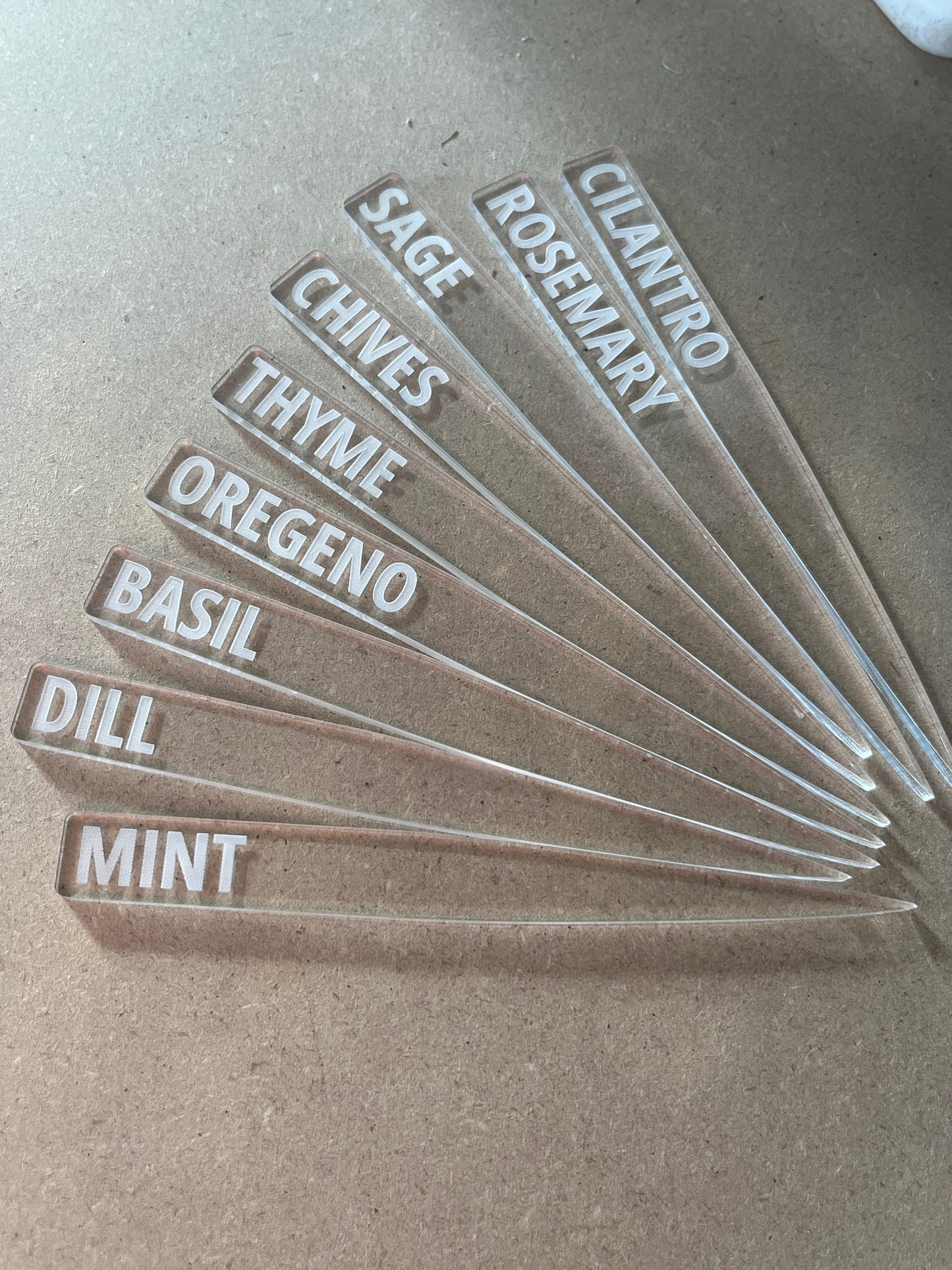 Herb Garden Plant Markers