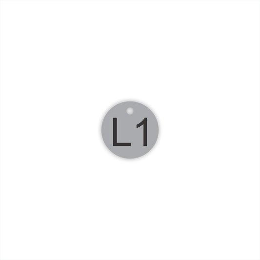 1-1/2" Round Tag - Stainless Steel