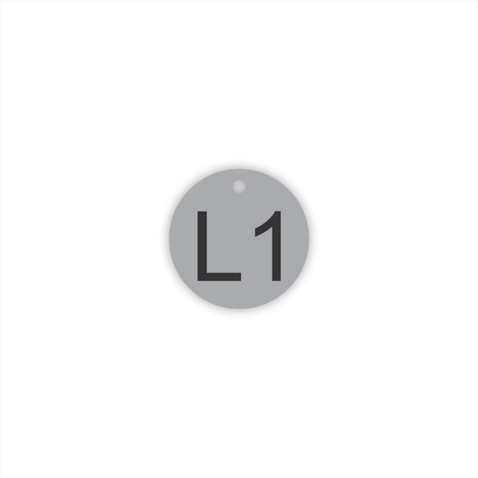 2" Round Tag - Stainless Steel