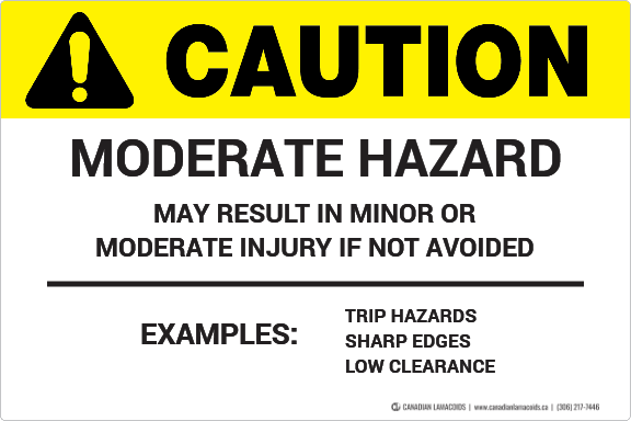 Vinyl Decal - Caution