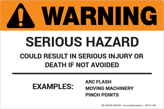 Vinyl Decal - Warning