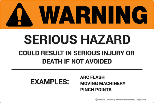 Vinyl Decal - Warning